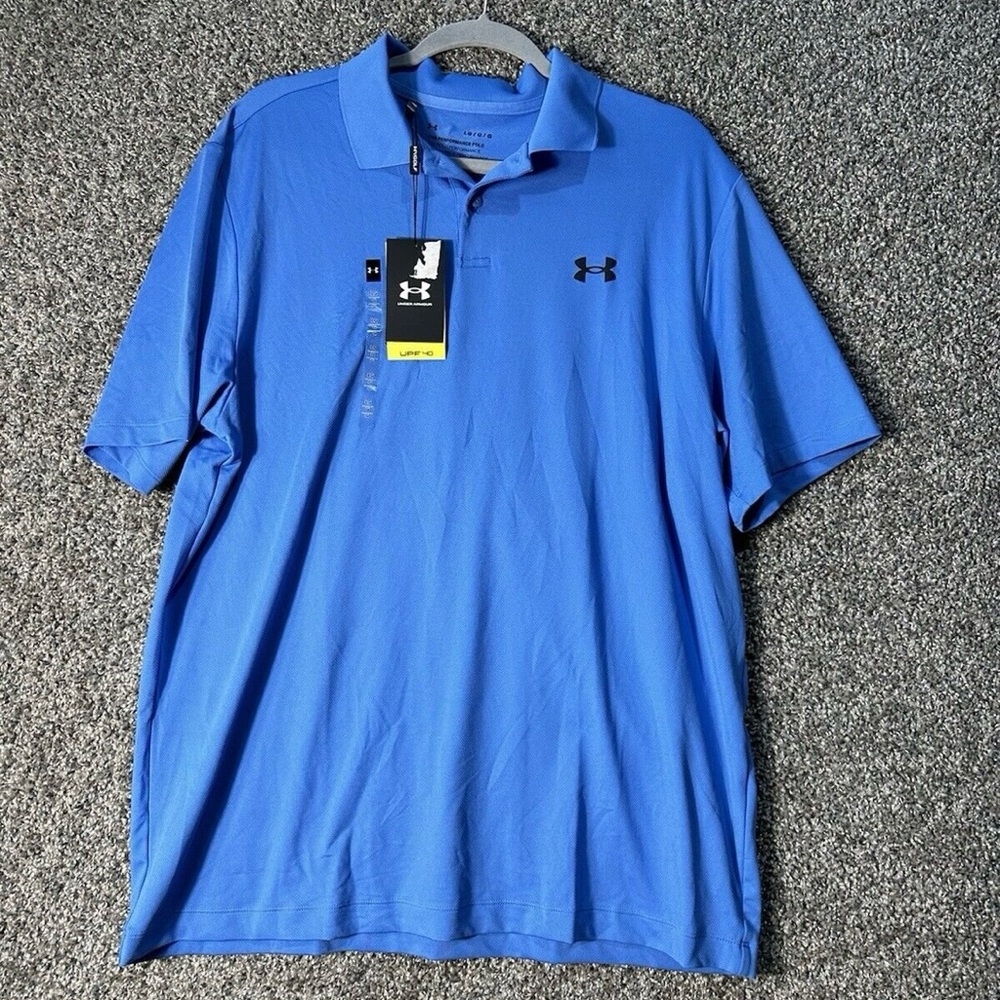 Under Armour Performance 3.0 Polo SZ Large NWT - Picture 3 of 6
